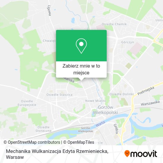 Mapa Mechanika Wulkanizacja Edyta Rzemieniecka