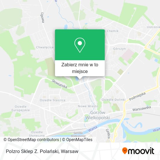 Mapa Polzro Sklep Z. Polański