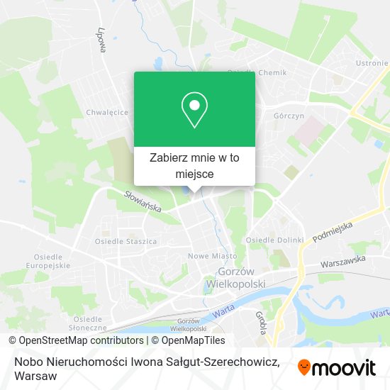 Mapa Nobo Nieruchomości Iwona Sałgut-Szerechowicz