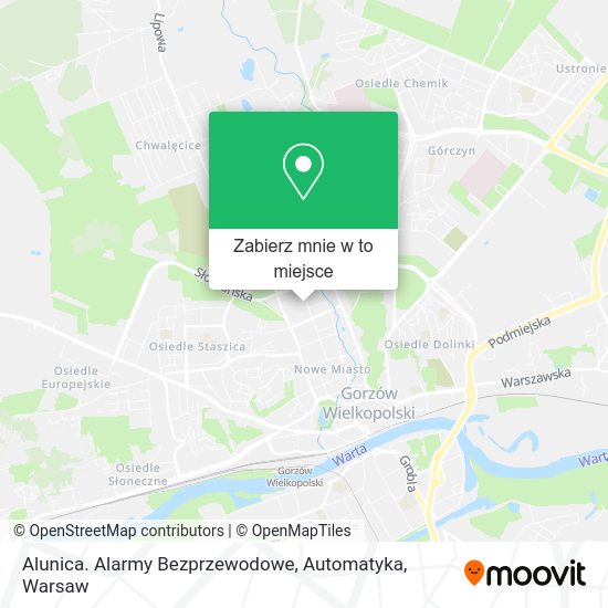 Mapa Alunica. Alarmy Bezprzewodowe, Automatyka