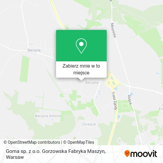 Mapa Goma sp. z o.o. Gorzowska Fabryka Maszyn