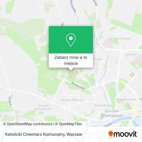 Mapa Katolicki Cmentarz Komunalny