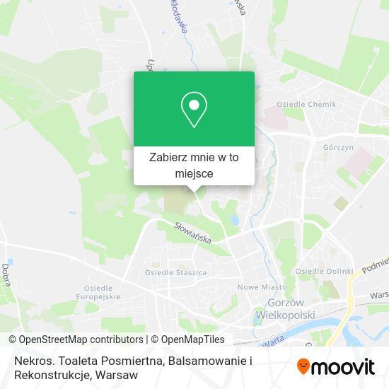 Mapa Nekros. Toaleta Posmiertna, Balsamowanie i Rekonstrukcje