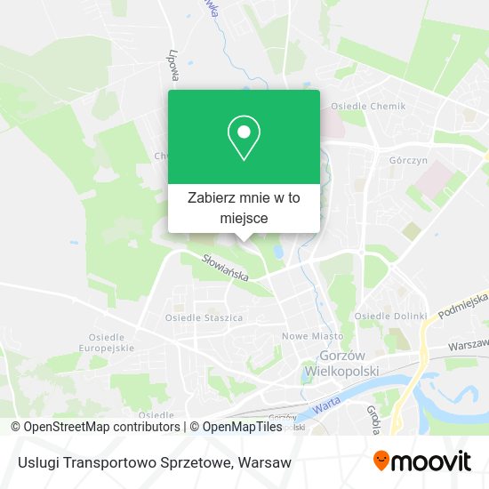 Mapa Uslugi Transportowo Sprzetowe