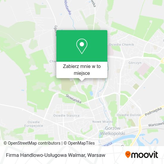 Mapa Firma Handlowo-Usługowa Walmar