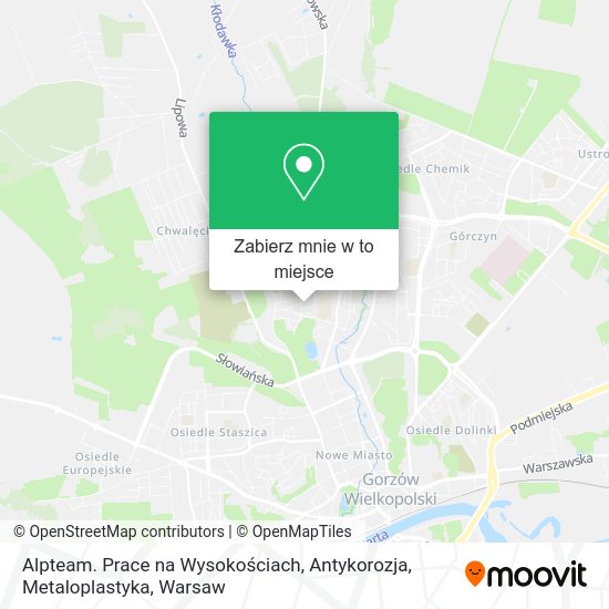 Mapa Alpteam. Prace na Wysokościach, Antykorozja, Metaloplastyka