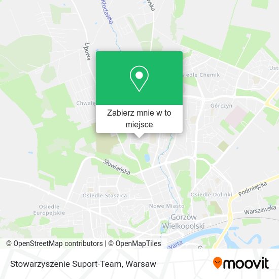 Mapa Stowarzyszenie Suport-Team