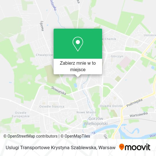 Mapa Uslugi Transportowe Krystyna Szablewska