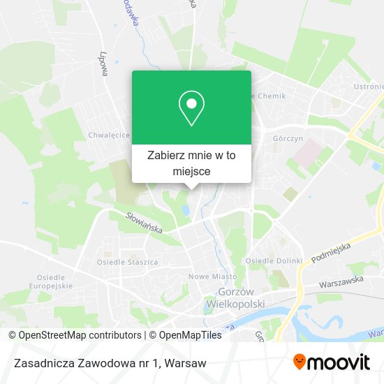 Mapa Zasadnicza Zawodowa nr 1