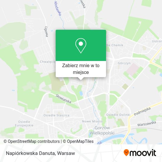 Mapa Napiórkowska Danuta