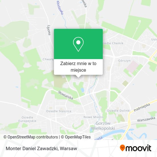 Mapa Monter Daniel Zawadzki