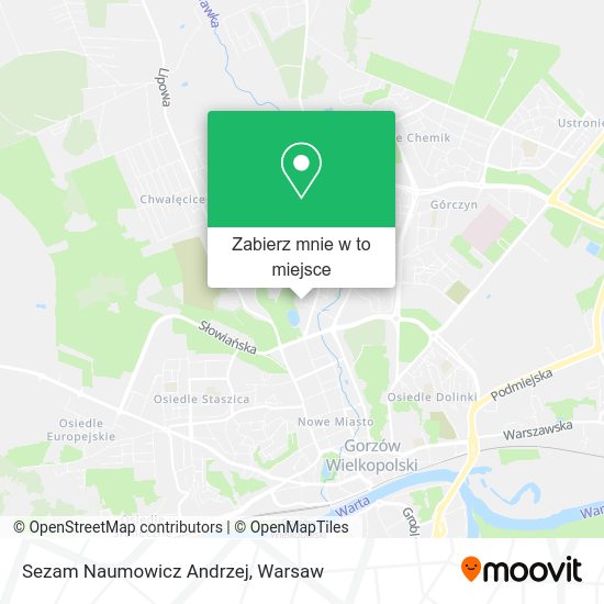 Mapa Sezam Naumowicz Andrzej