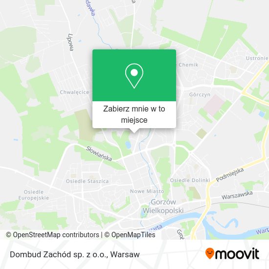 Mapa Dombud Zachód sp. z o.o.