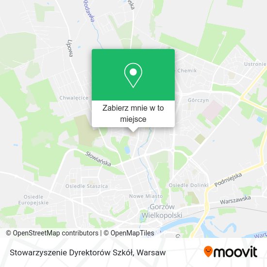 Mapa Stowarzyszenie Dyrektorów Szkół