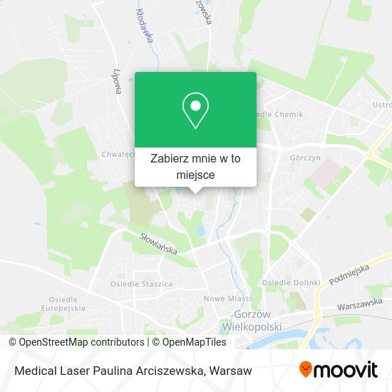 Mapa Medical Laser Paulina Arciszewska