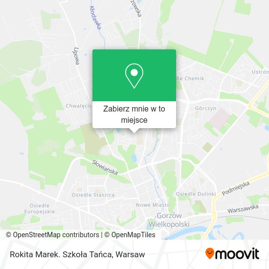 Mapa Rokita Marek. Szkoła Tańca