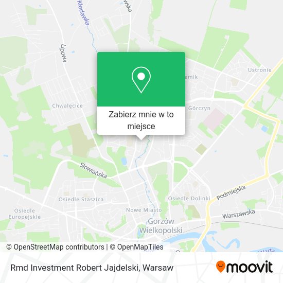 Mapa Rmd Investment Robert Jajdelski