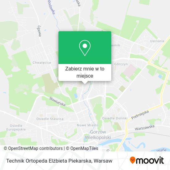 Mapa Technik Ortopeda Elżbieta Piekarska