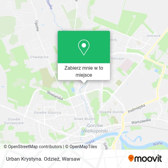 Mapa Urban Krystyna. Odzież