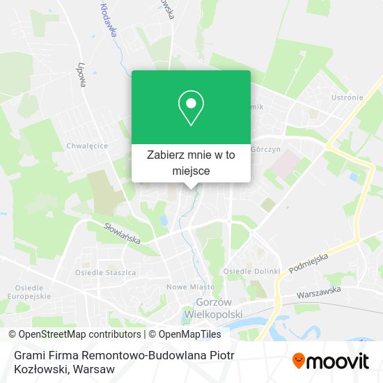 Mapa Grami Firma Remontowo-Budowlana Piotr Kozłowski