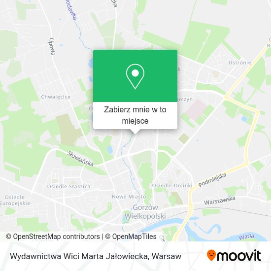 Mapa Wydawnictwa Wici Marta Jałowiecka