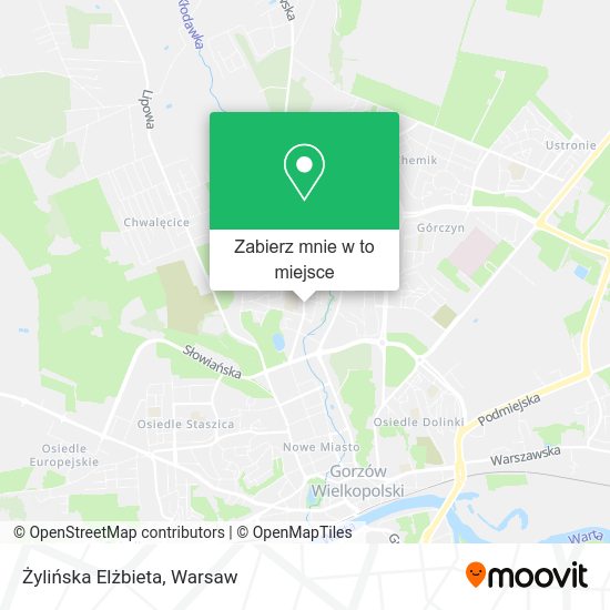 Mapa Żylińska Elżbieta