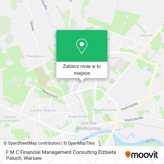 Mapa F M C Financial Management Consulting Elżbieta Paluch