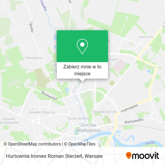 Mapa Hurtownia Iromex Roman Sterżeń