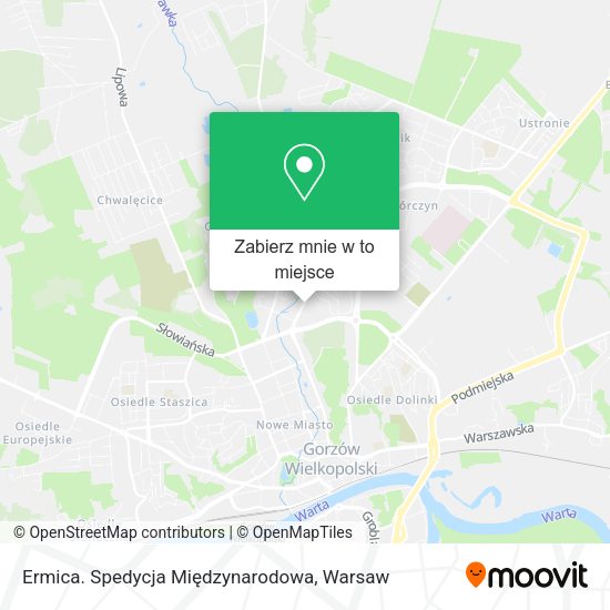 Mapa Ermica. Spedycja Międzynarodowa