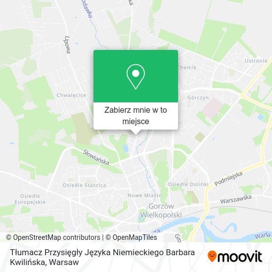 Mapa Tłumacz Przysięgły Języka Niemieckiego Barbara Kwilińska