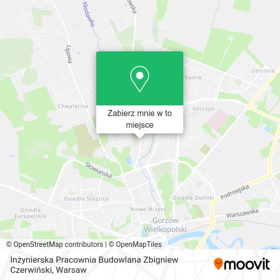 Mapa Inżynierska Pracownia Budowlana Zbigniew Czerwiński