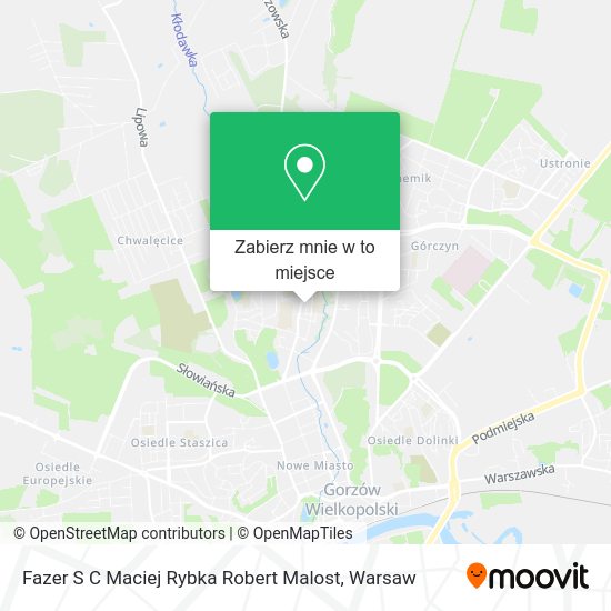 Mapa Fazer S C Maciej Rybka Robert Malost