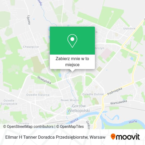 Mapa Ellmar H Tanner Doradca Przedsiębiorstw