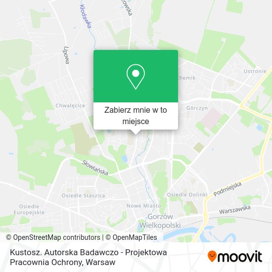 Mapa Kustosz. Autorska Badawczo - Projektowa Pracownia Ochrony