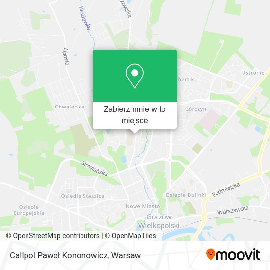 Mapa Callpol Paweł Kononowicz