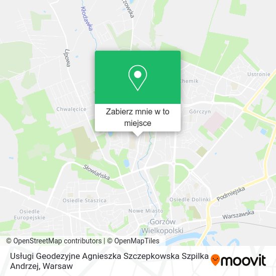 Mapa Usługi Geodezyjne Agnieszka Szczepkowska Szpilka Andrzej