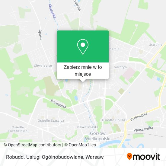 Mapa Robudd. Usługi Ogólnobudowlane