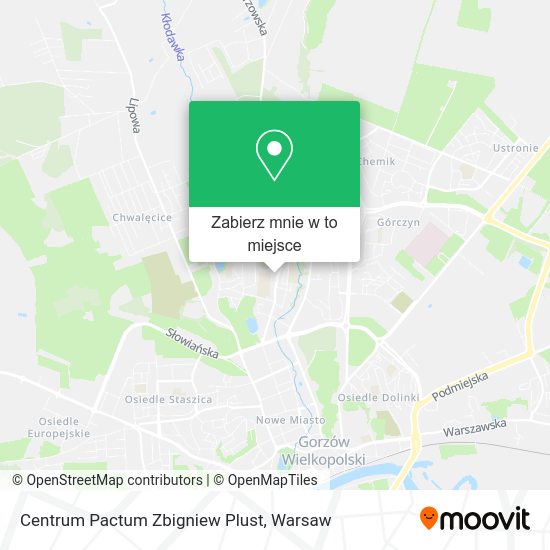 Mapa Centrum Pactum Zbigniew Plust