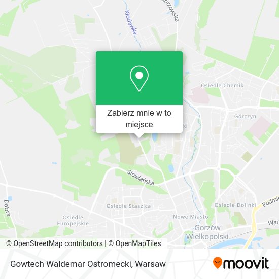 Mapa Gowtech Waldemar Ostromecki