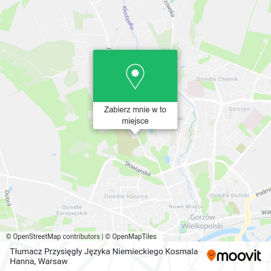 Mapa Tłumacz Przysięgły Języka Niemieckiego Kosmala Hanna