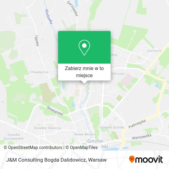 Mapa J&M Consulting Bogda Dalidowicz