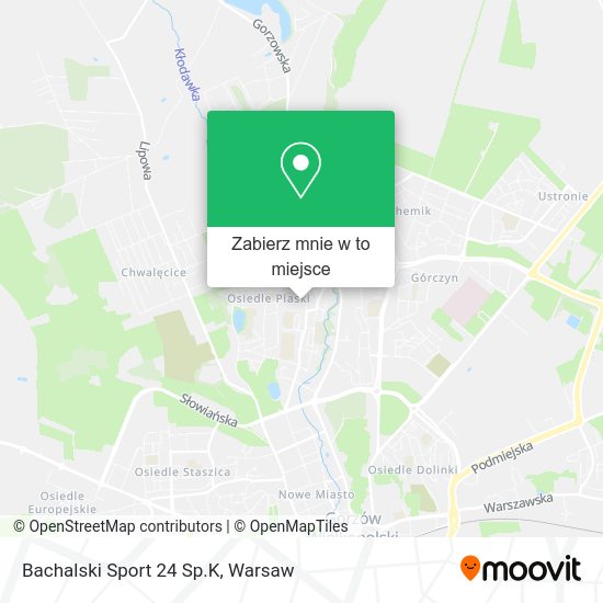 Mapa Bachalski Sport 24 Sp.K