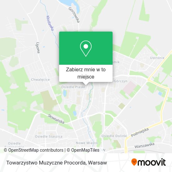 Mapa Towarzystwo Muzyczne Procorda