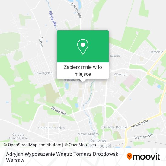 Mapa Adryjan Wyposażenie Wnętrz Tomasz Drozdowski