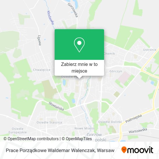 Mapa Prace Porządkowe Waldemar Walenczak