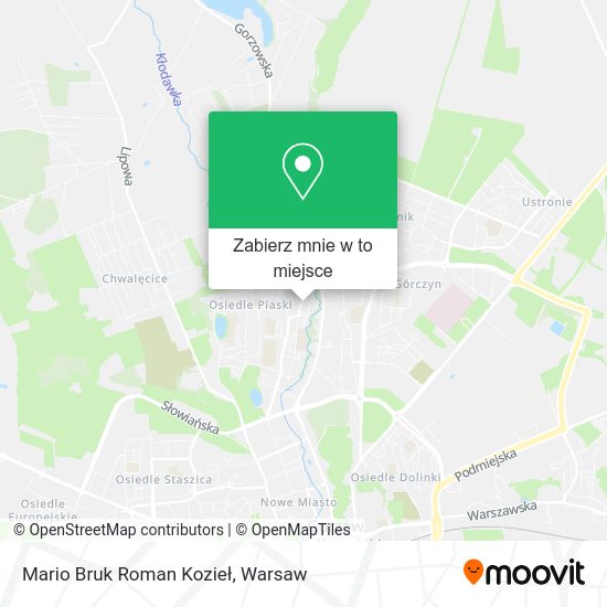 Mapa Mario Bruk Roman Kozieł