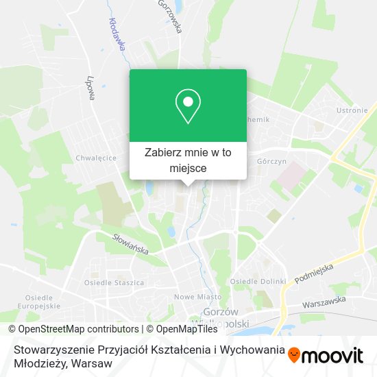 Mapa Stowarzyszenie Przyjaciół Kształcenia i Wychowania Młodzieży