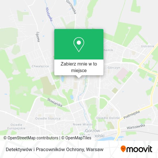 Mapa Detektywów i Pracowników Ochrony