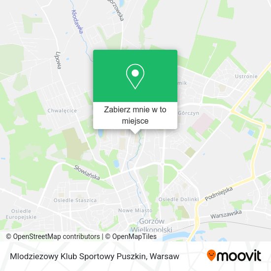 Mapa Mlodziezowy Klub Sportowy Puszkin