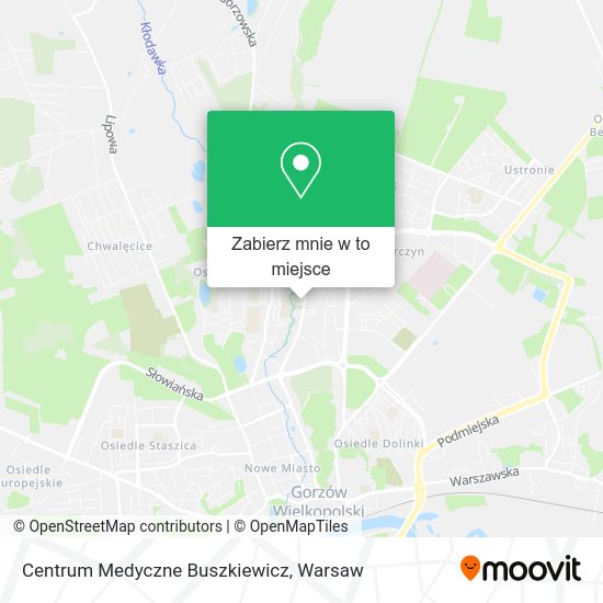 Mapa Centrum Medyczne Buszkiewicz